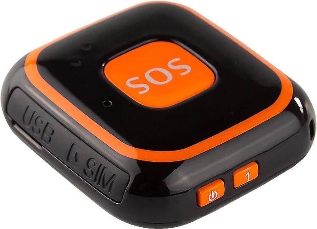 Persoonlijke GSM Alarmering met SOS-knop en Locatie GPS + App - Zwart -  Ouderen en... | bol.com
