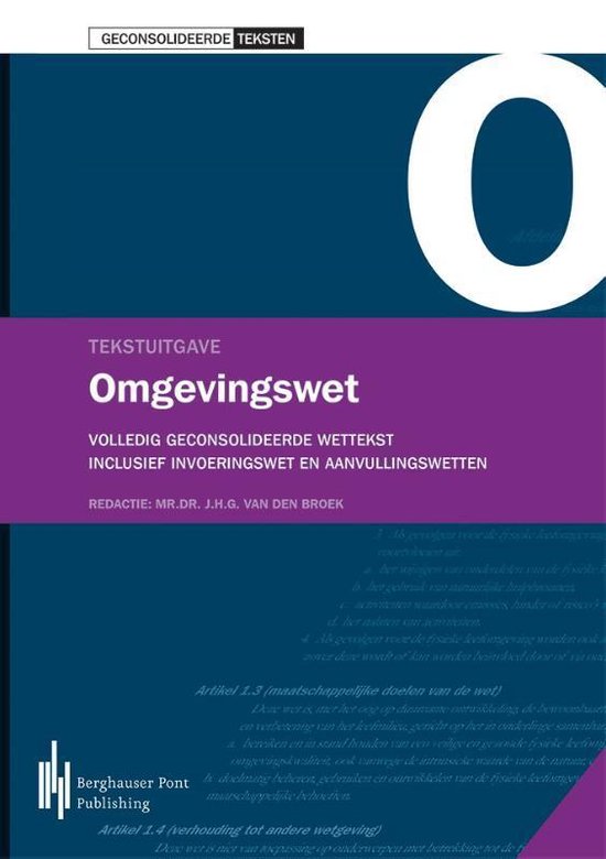 Wetteksten omgevingswet - cover