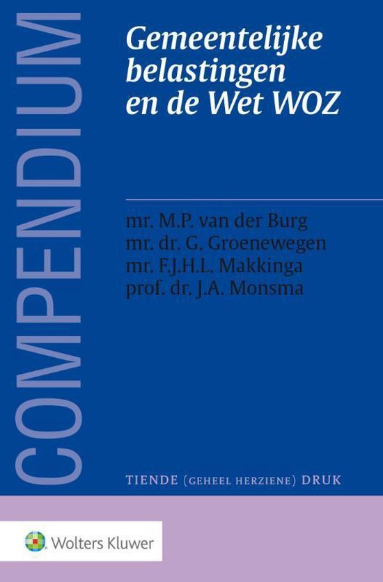 Compendium Gemeentelijke belastingen en de Wet WOZ - cover