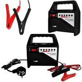 Acculader - Druppellader - Laadvoltage: 6V / 12V - Laadstroom: 4 A - Voor Auto, Motor, Camper en Boten