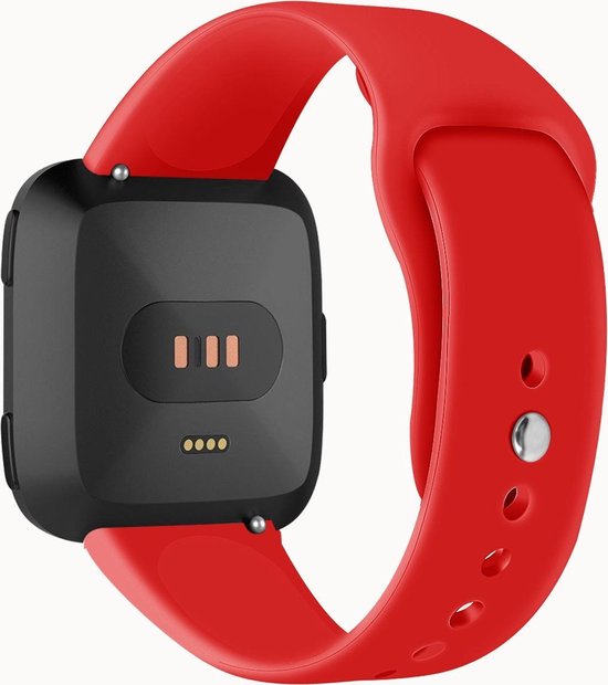 Bracelet en silicone Fitbit versa - rouge - ML - Bracelet de montre Bracelet Wristband