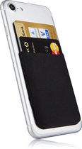 Zelfklevende Pasjeshouder - Zwart - Mobiele Telefoon - RFID protectie - Kaarthouder