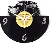 Retro - Vinyl klok - Uniek kado - Auto - Met geschenkverpakking - Gemaakt van een echte langspeelplaat