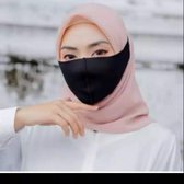 mondkapjes wasbare zwarte comfortabele mondkapjes  Neopreen/scuba,niet medische mondmaskers