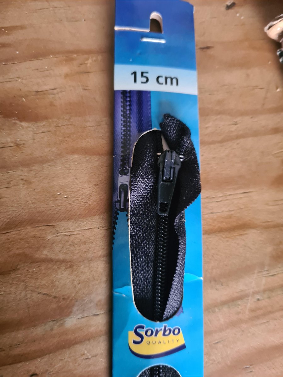 Rits 15cm Nylon Donkerblauw Sorbo