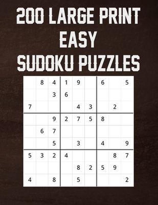 200 Large Print Easy Sudoku Puzzles, S Rafi Creation 9798560949976