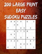 200 Large Print Easy Sudoku Puzzles