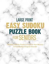 Large Print Easy Sudoku Puzzle Book for Seniors