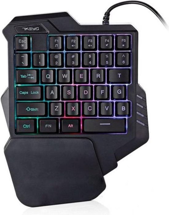 Volwassenheid Moskee Verwoesten Elementkey MECHA3 One Hand Gaming Keyboard – Mini Keyboard – Toetsenbord –  LED... | bol.com
