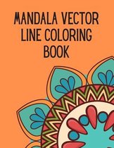 Mandala Vector Line Coloring Book