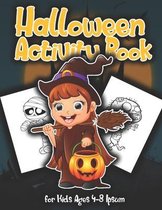 Halloween Activity Book for Kids Ages 4-8