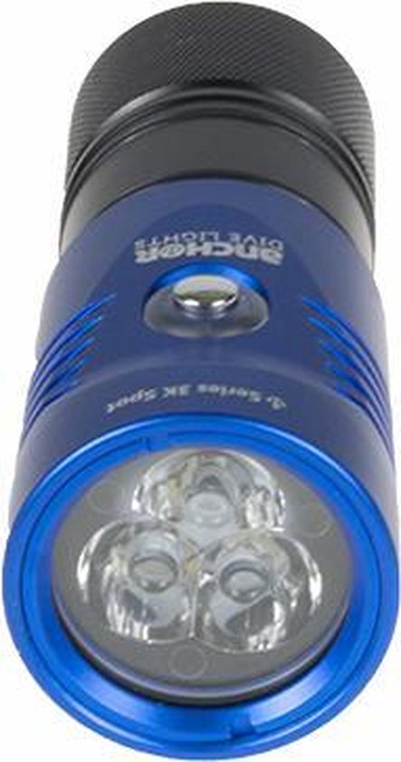 Lumières de plongée d' Anchor | LAURENTIC - Lampe de plongée | Bleu | Spot - 3000 lumens