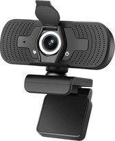 Lofrader Webcam 2k 4MP voor PC - Ingebouwde Microfoon & Webcam Cover - Werk & Thuis - USB-Plug&Play - Zwart - Voor Windows & Mac - Webcam voor vergaderingen