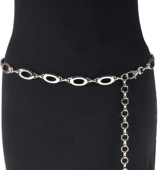 Beautiful On You - Luxe Chain Belt -Taille Riem - Heupketting - Chainbelt -  Oval - 112 cm | bol.com