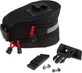 zadeltas 0,5 liter zwart 17 x 11 x 11 cm