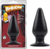 CHISA - Butt Plug Rubicon 15 X 5.7 Cm Black