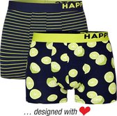 Happy Shorts 2-Pack Boxershorts Heren Citroenen -  XL