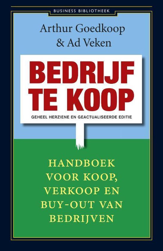 Business bibliotheek - Bedrijf te koop, Arthur Goedkoop | 9789047002765 |  Boeken | bol.com