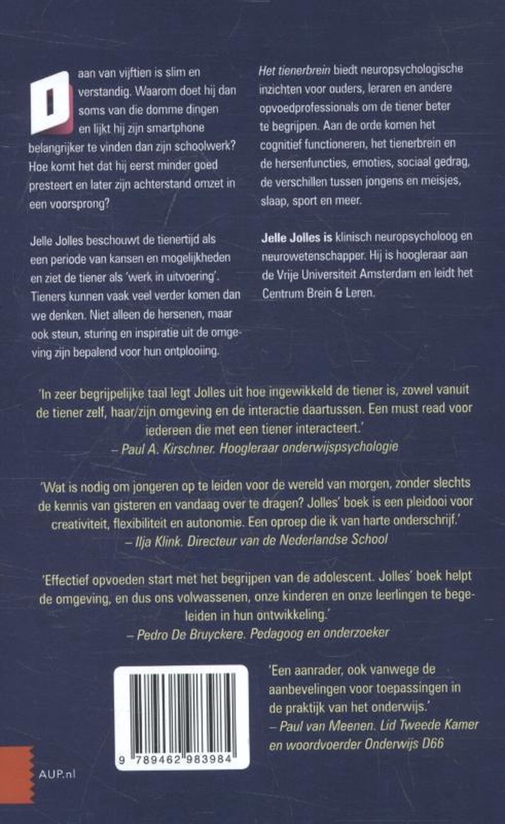 Het tienerbrein - back cover