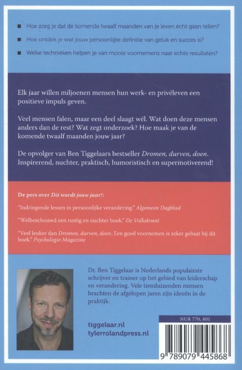 Dit wordt jouw jaar! - back cover