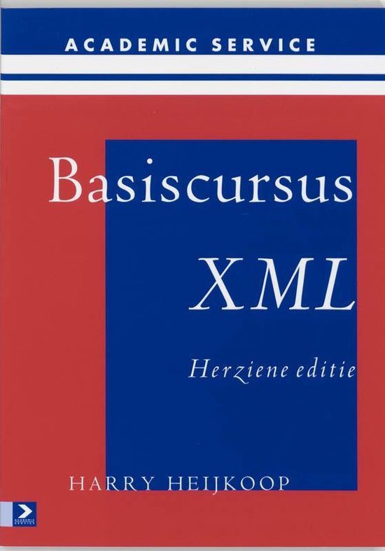 Cover van het boek 'Basiscursus XML' van H. Heijkoop