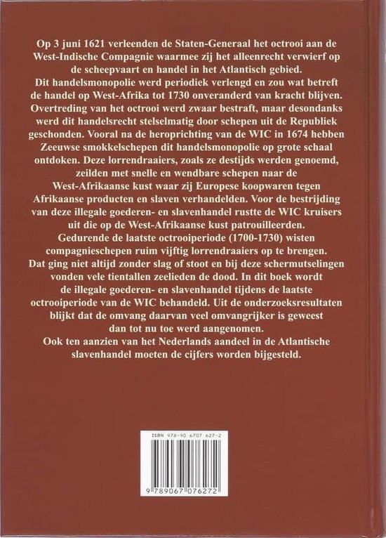 Achterkant van het boek 'Lorrendrayen op Africa' door Ruud Paesie, met tekst en ISBN.