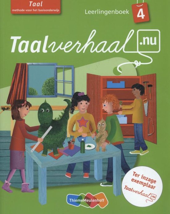 Taalverhaal.nu Taal 4 Leerlingenboek - cover