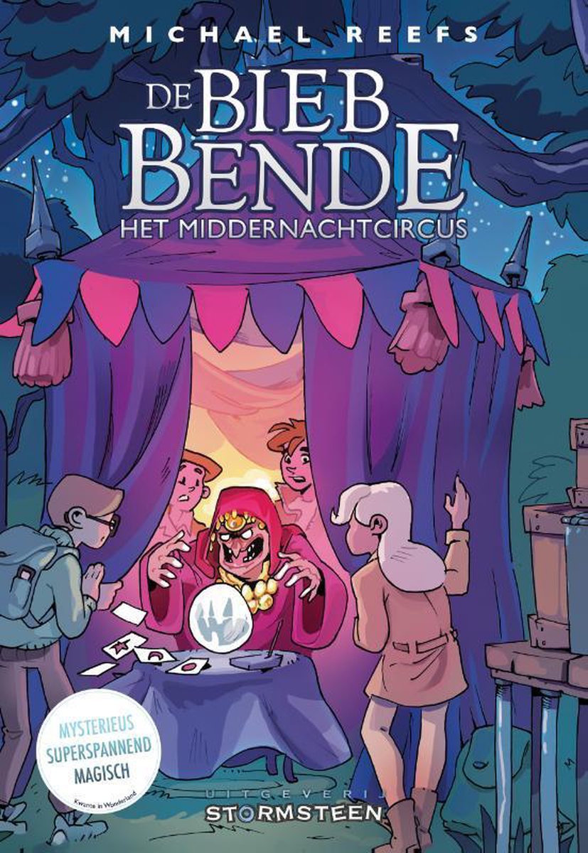 Omslag van De Bieb-bende 6 - Het middernachtcircus