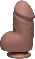 Doc Johnson Fat D - Realistische ULTRASKYN Dildo met Ballen - 15 cm tan