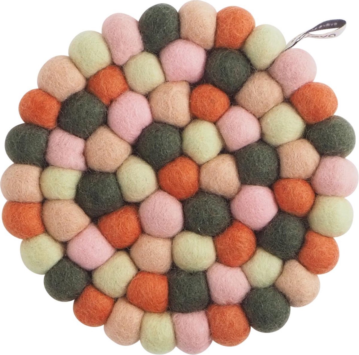 bolletjes-onderzetter trivet rond kleur forest van Aveva