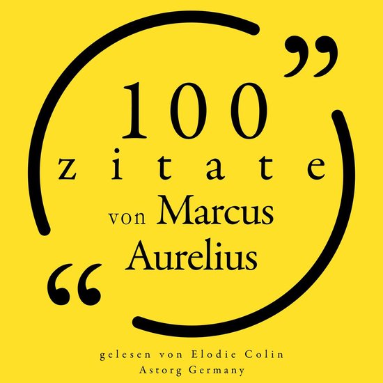100 Zitate von Marcus Aurelius - cover
