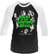 Plan 9 Night Of The Living Dead Unisex Tshirt -L- NIGHT OF THE LIVING DEAD Zwart
