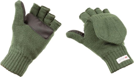 MFH - Mitaines tricotées - Vert armée - 3M™ Thinsulate™ - TAILLE L | bol.com