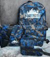 foto van Fortnite 5 delige set - Fortnite rugzak - Fortnite kinderrugzak - 26.2 liter - 46 cm x 32 cm - goedkope cadeautjes - fortnite ps4 - fortnite kleding - fortnite - rugzak BLAUW - Schooltas - laptoptas - rugtas jongens - rugzak meisjes - rugtas laptop