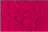 Poster – Druppels op Roze Achtergrond - 150x100cm Foto op Posterpapier