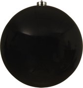 Kerstbal Glans XL - Zwart