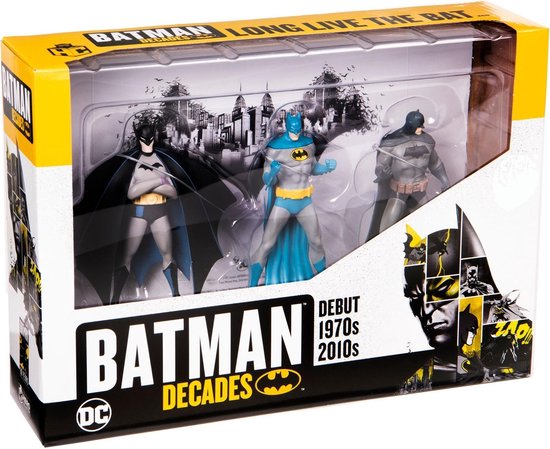 DC Comics: Batman 80th Anniversary - 3 Figurines Box Set