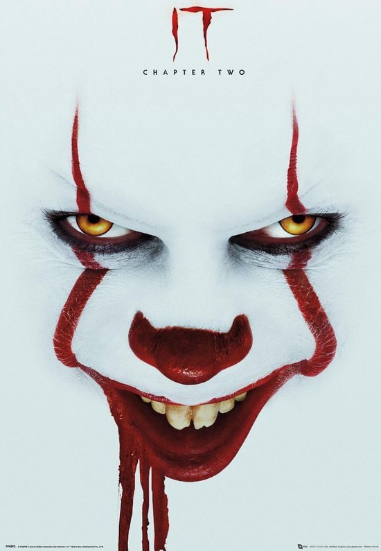 GBeye Poster - It Chapter Face - 91.5 X 61 Cm - Multicolor