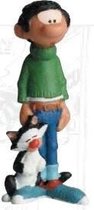 Plastoy - Gaston Lagaffe with his cat PVC Figure