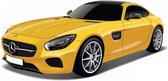 Bburago MERCEDES BENZ AMG GT 1:32 - geel