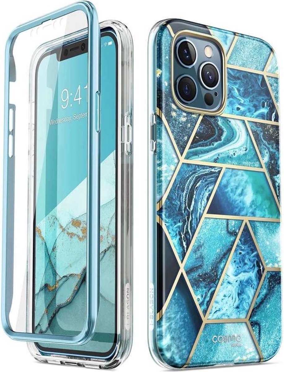 Supcase Apple iPhone 12 Pro Max Cosmo Hoesje Ocean Blue