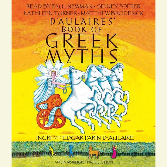 D'Aulaires' Book of Greek Myths - cover