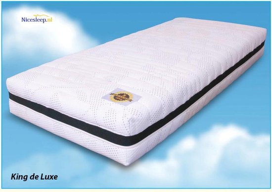 Nicesleep.nl King de Luxe - Koudschuim- Pocketvering Matras - 120x200 - 21 cm dik