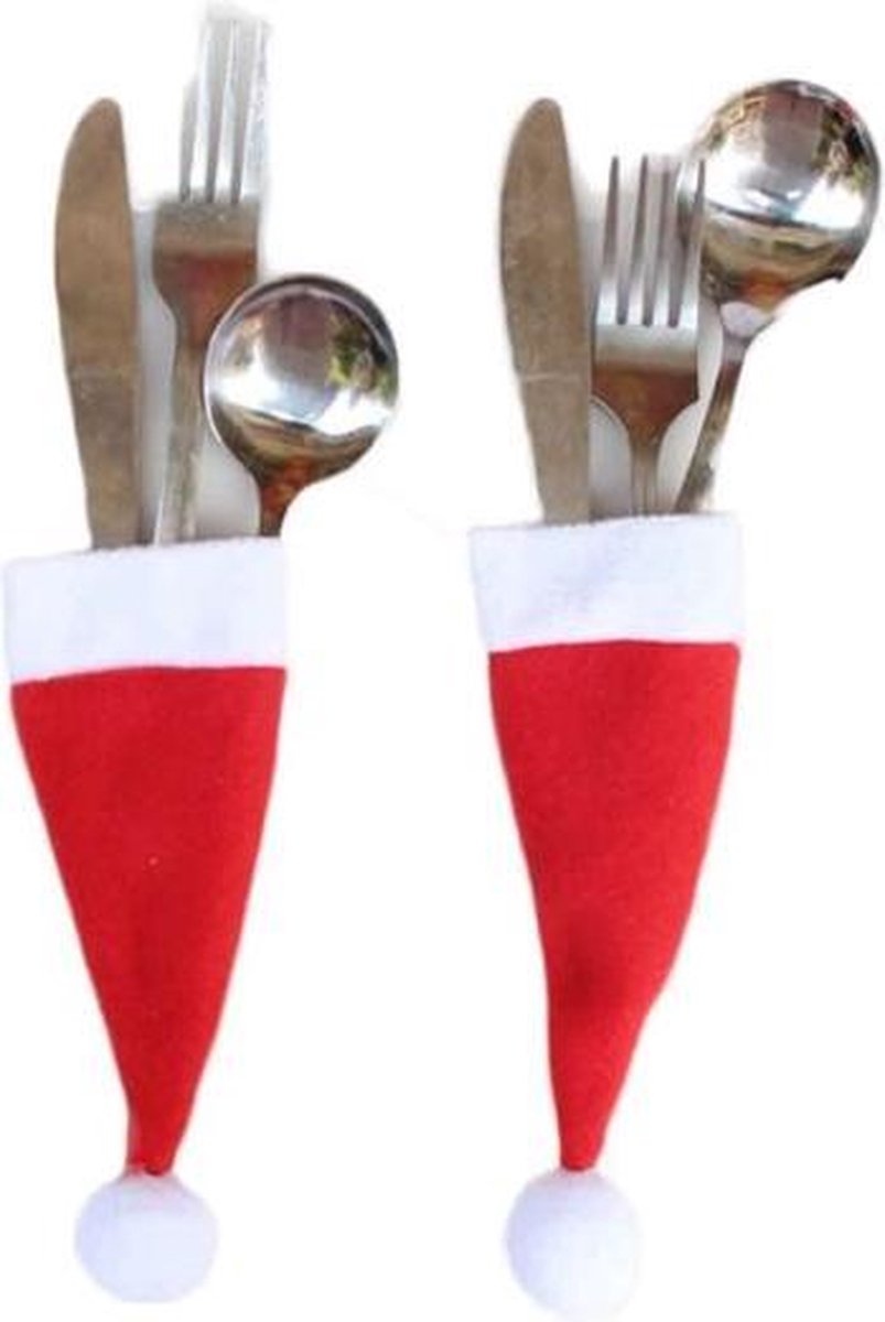 Bestekhouder 'Muts van de Kerstman' (91253)
