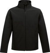 Softshell Heren Jas Zwart maat M