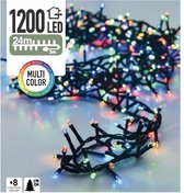 Micro Cluster Kerstverlichting 1200 LED's 24m Multicolor - Lichtsnoer Kerst - It's All About Christmas™