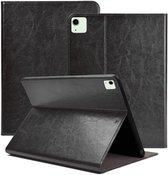Hoes geschikt voor iPad Air 2022 / 2020 10.9 inch - Leren Book Case Cover Zwart