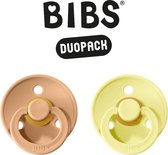 BIBS Fopspeen - Maat 2 (6-18 maanden) DUOPACK - Peach & Sunshine - BIBS tutjes - BIBS sucettes
