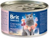 Brit Premium by Nature Chicken with Hearts 200g - 6 Stuks