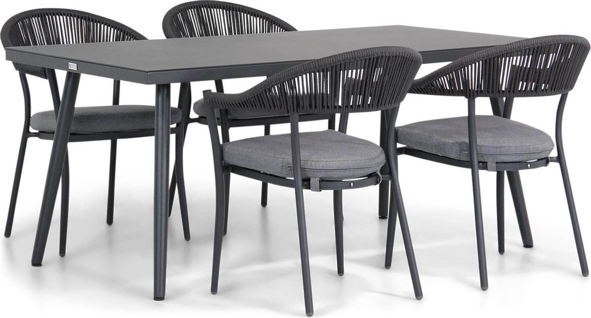 Santika Vivian/Valencia 170 cm dining tuinset 5-delig